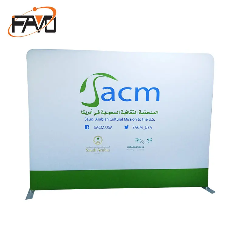 Hotsale Big Frame Free Standing Tension Fabric Display System For