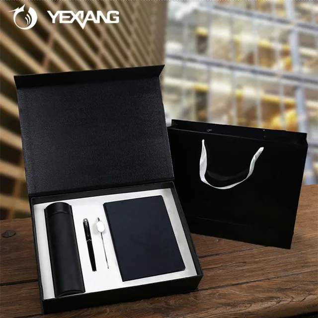 men,school notebook gift item,pu leather gift set with pen book