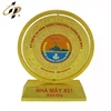 Wholesale free sample custom design name logo gold plate engraving souvenir plates trophy