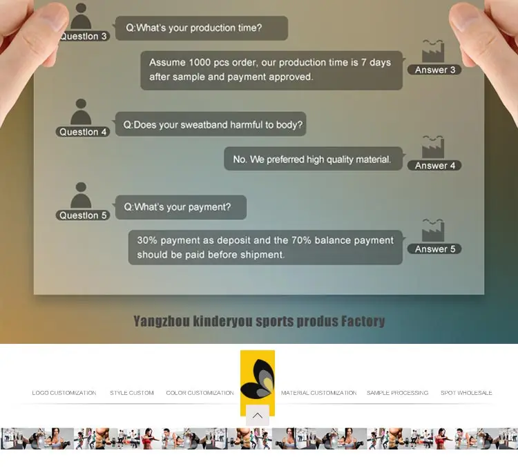 Cotton Sports Basketball Wristband / Sweatband Wrist Sweat Band/Brace