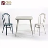 Steady Party White Antique Classic Square Cafe Dinning Table Chairs