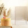Wholesale Plastic Square Birthday Wedding Packaging Clear Cake Box Clear