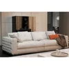 F1830 High end sofa customized factory Foshan luxury Italian beige full genuine leather living room sofa couch accept paypal
