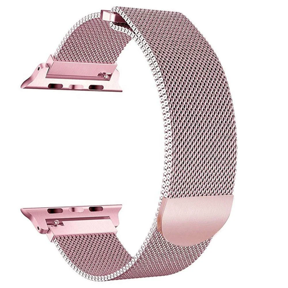 Milanese Loop Magnet Mesh Stainless Steel Smart Watch Strap for Apple Wrist Watch Band for Apple Watch Series 1 2 3 4, Silver;black;gold;rose gold;blue;colorful
Milanese Loop Magnet Mesh Stainless Steel Smart Watch Strap for Apple Wrist Watch Band for Apple Watch Series 1 2 3 4, Silver;black;gold;rose gold;blue;colorful