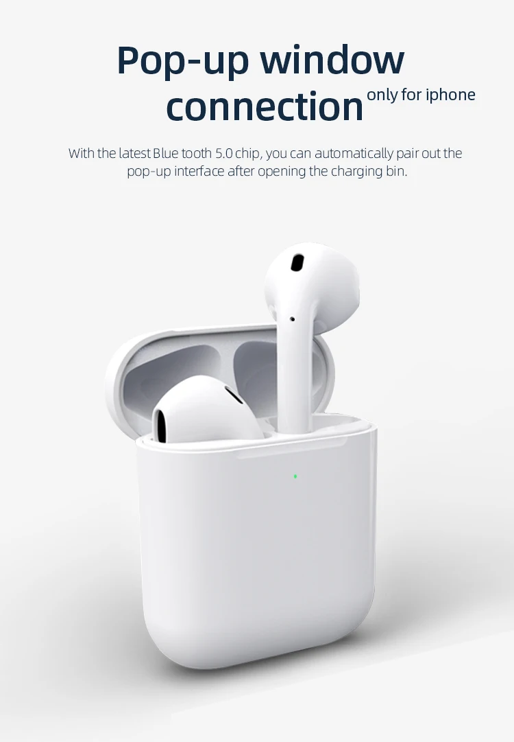HIFI Sound POPUP 5.0 Air Wireless Erabuds 1:1 Pods 2 i30 i60 i200 TWS i9s Headphone - ANKUX.COM