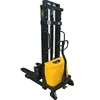 Self loading pallet stacker 1.5t reach semi electric hydraulic stacker forklift