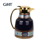 600ml best sellers durable antique double wall arabic coffee pot glass liner with handle