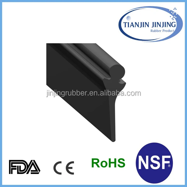 rubber bottom seal for garage door Customized/standard and nonstandard,EPDM and PVC