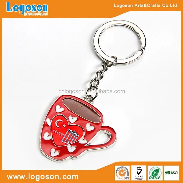 popular unique gifts teapot keychains wholesale souvenir key