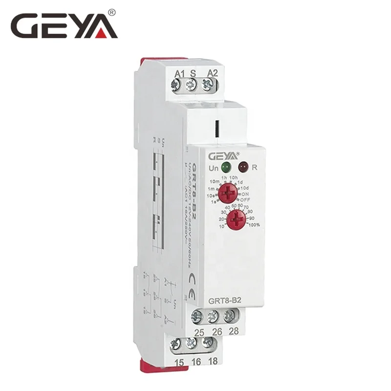 GEYA GRT8-B1 AC230V off Verzögerung Timer Relais Schaltung mit Hongfa Relais Im Elektrische Timer DC