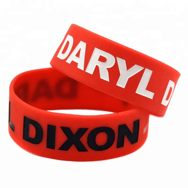 25PCS One Inch Wide I Love Daryl Dixon Walking Dead Silicone Bracelet, Black, red
25PCS One Inch Wide I Love Daryl Dixon Walking Dead Silicone Bracelet, Black, red