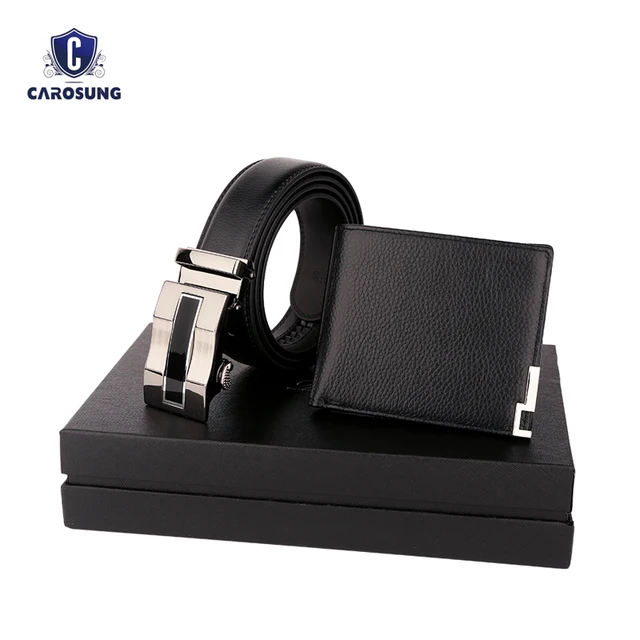 belt and wallet christmas business boxed gift set