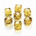 China Bead Manufacturers Fashion Cheap Glass Square Cube Beads