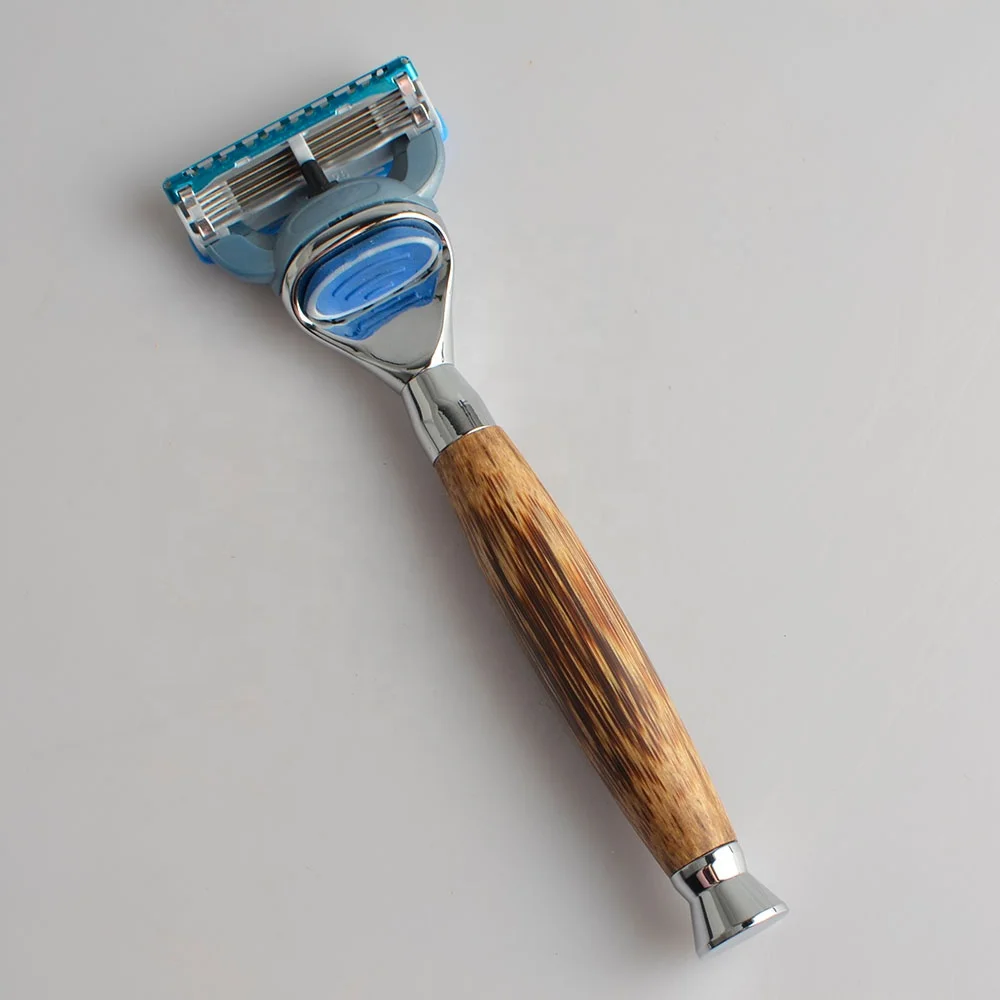 Long Handle Razor Single Use Mens Bamboo Shaver 5 Blades Shaving Razor, Chrome plated
Long Handle Razor Single Use Mens Bamboo Shaver 5 Blades Shaving Razor, Chrome plated