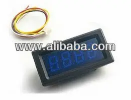 LCD Blue Digital Ammeter Panel for System Monitoring DC 0 - 50A