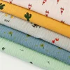 100% cotton double sanded crepe crepe printed fabric