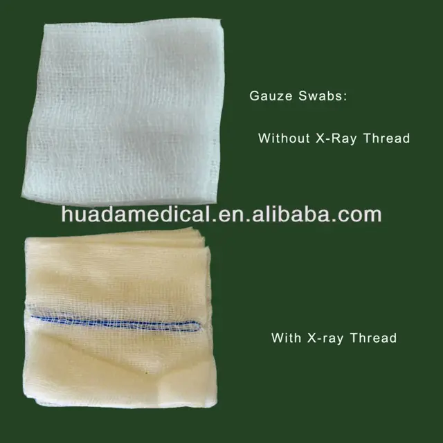 2014 Hot Sell CE FDA ISO Approved Sterile Absorbent Cotton Gauze Swabs