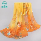High quality chiffon georgette shawl ,designer chiffon scarves cheap