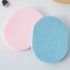 Tulip Gel Transparent Material Silicone Applicator Free Samples Clean Eco-friendly Face Use PVA Seaweed Facial Wash Sponge