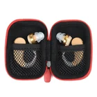 wholesale portable hard shell eva storage mini hearing aid carrying case with zipper