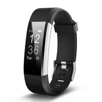 

Free Shipping ID115 PLUS ID115PLUS HR Smart Bracelet Sports Wristband Heart Rate Monitor Band Smartwatch PK ID130 Xiaomi band
