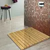 China cheap solid cedar wood slats floor, wood bath mat