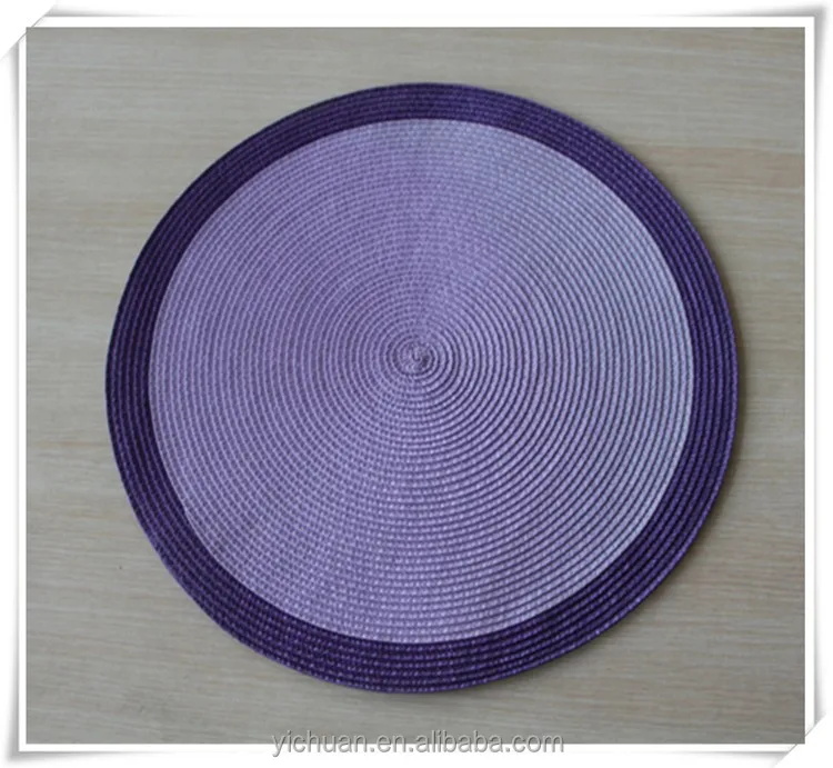 Woven place mat table food mat customized size placemat