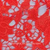 Professional supplier custom beautiful embroidery mesh lace fabric/water soluble african chemical lace