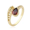 12615-xuping fashion 14k gold plated jewelry class diamond ruby ring