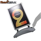 Outdoor Waterbase Li-lon Battery illuminated LED Pavement Sidewalk Display Wind Sign