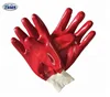 DPV101 pvc dipping gloves industrial rubber gloves heavy duty