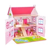 New Style Pretend Play Baby Furniture Big Kids DIY Toy Wooden Doll House