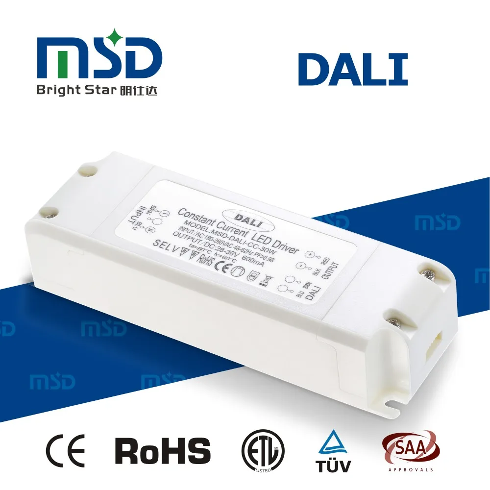 Dali Dimmable Cc 30w Led Power Supply 700ma 900ma 1200ma 1500ma Led