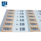 Roll Printed Color Waterproof Paper Security Variable Qr Code Barcode Sticker Variable Data Printing Bar Code Label