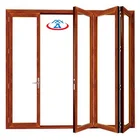 Aluminum tempered glass interior aluminum Bi- folding patio door