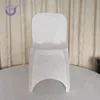 YT00873 white plain based wedding spandex banquet plastic chair covers
