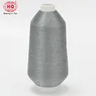 ST MS silver&150D black polyester yarn Metallic Yarn For Embroidery