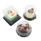 plastic cake box plastic gift box round clear pvc box