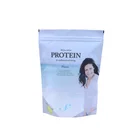 stand up base Aluminum laminated foil pouch whey protein packaging bag with ziplock