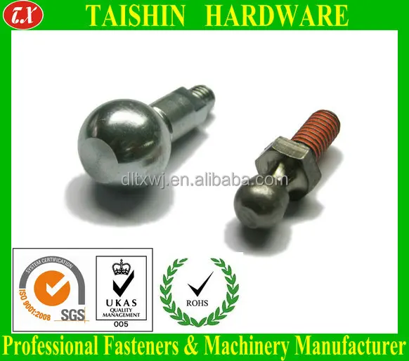 Special Customized Ball Head Threaded Stud Bolts Fasteners Buy Ball