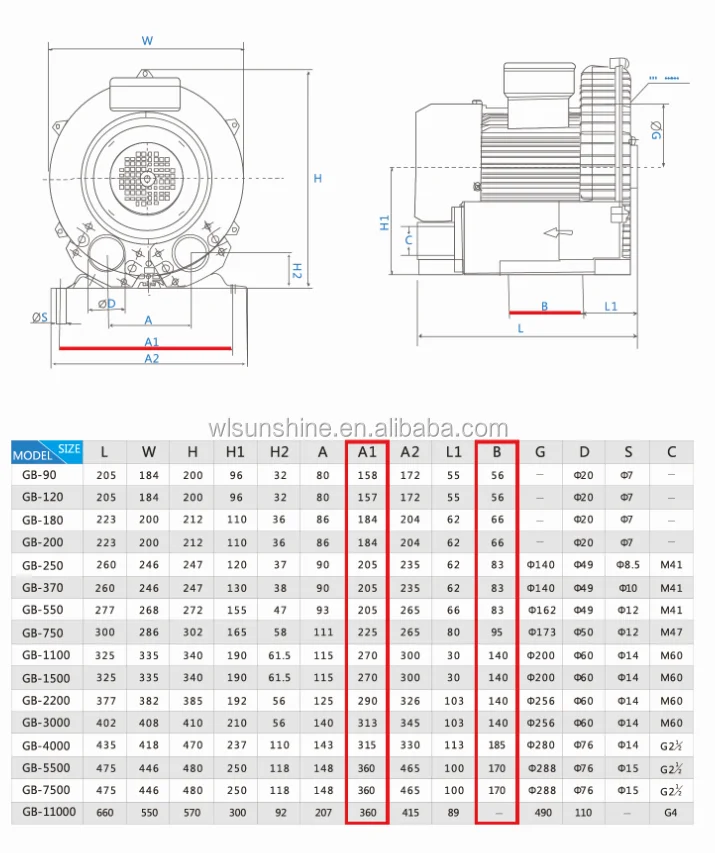Ring Blower, 2hp, 220v - detail 18