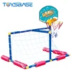 High Quality 2 In 1 Assemble Sport Game Toy Water Basketball Set