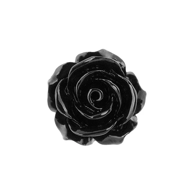 black flowers