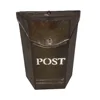 Wall Mounted Iron Letterbox Metal individual designer Home Decoration Copper Color Post Box Mail Box
