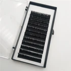 Wholesale eyelashes private label d curl individual lash extensions