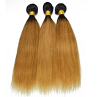 Ali Ali Beauty Ombre Brazilian Hair Extensions 8a 1b 27 Ombre Virgin Hair Weave Human Hair Weaves Bundle Deals New Years Sales