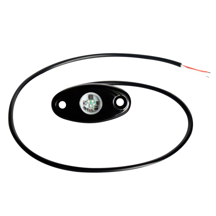 4pcs 8pcs Car LED Decorative Lights 7 Colors RGB bluetooth Control Car Rock Lights For Car Decoration phone