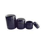 15ml 30ml 50ml 100ml 200ml 250ml High Quality Black Uv Child Proof Concentrates Glass Jar for Herbal medicine