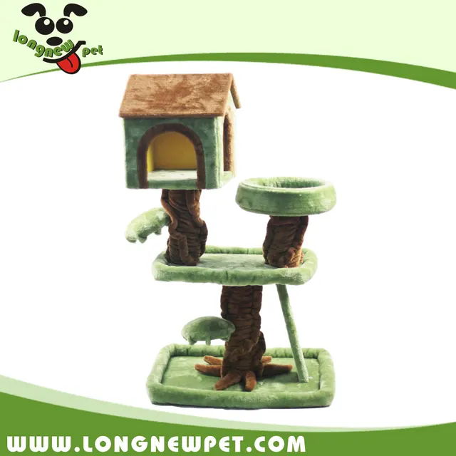 wholesale cheap cat scratch toys pet cat tree house for cat