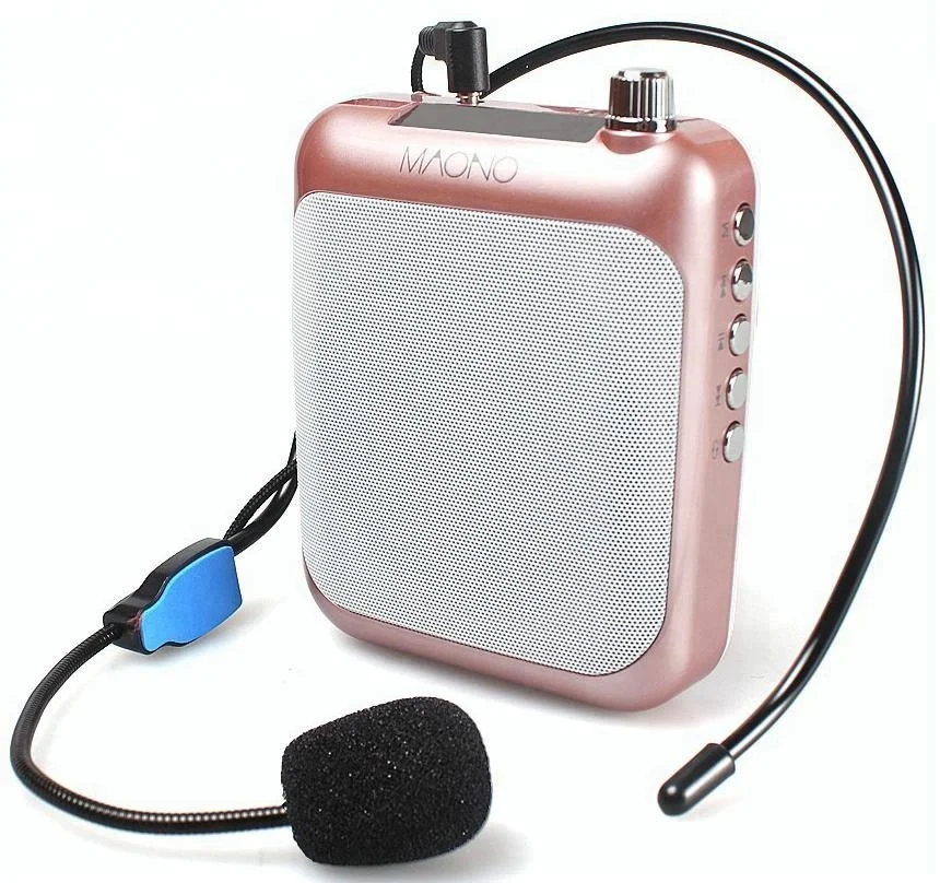 

Well designed PA system can connect with tablet pc portable voice amplifier, Black
